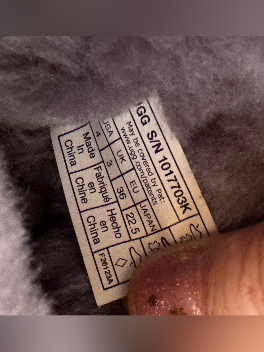 UGG Women’s Short Purple Suede Winter Boots - Picture 5 of 5